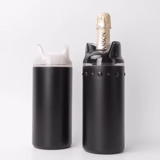 750 мл SS 304 столовая из нержавеющей стали с двойными стенками изолировала Winesulator винную столовую на 25 унций